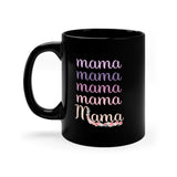 Blissful Mama Black Mug