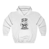 Don't Mess With Mamasaurus, You'll get Jurasskicked Hooded Sweatshirt
