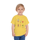 Toddler Bilingual Spanish-English EMOTIONS Toddler T-Shirt [Teaching Kids Spanish Has Never Been More Fun]
