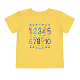 Toddler Bilingual Spanish-English NUMBERS Toddler T-Shirt [Teaching Kids Spanish Has Never Been More Fun]
