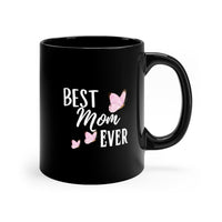 Best Mom Ever Butterfly Black Mug