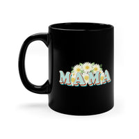 Daisy Mama Black Mug