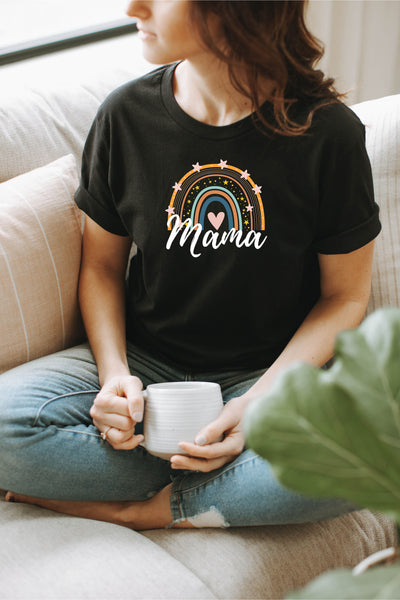Mama With A Rainbow T-Shirt