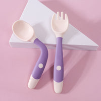 Self-Feeding Was Never More Fun for Your Toddler With These Silicone Spoon and Fork [Impress Your Mom Friends]