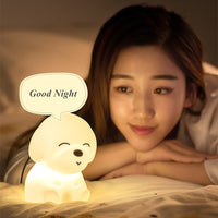 Cute, Soft, and Happy Doggy LED Night Light and New Personal Buddy for Your Baby and Toddler