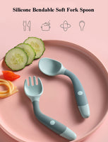 Self-Feeding Was Never More Fun for Your Toddler With These Silicone Spoon and Fork [Impress Your Mom Friends]