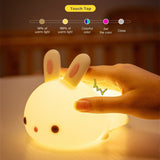 Bring A Smile To Your Baby or Toddler With This All-In-One Touch Sensor and Remote Control LED Bunny Night Light and Toy