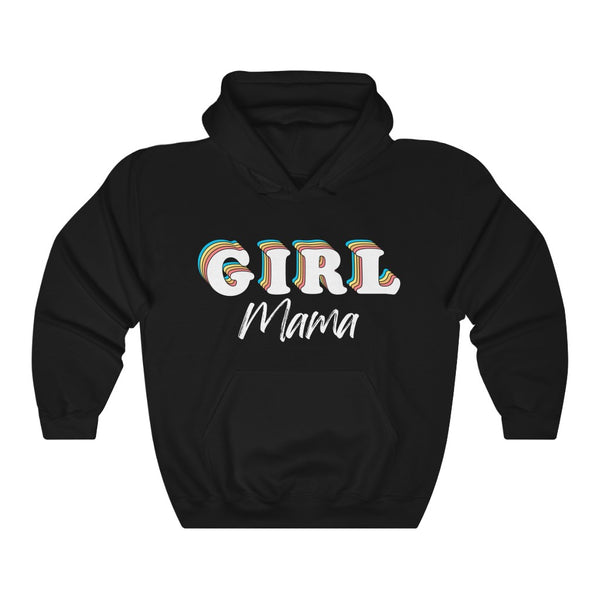 Girl Mama Retro Hooded Sweatshirt