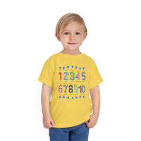 Toddler Bilingual Spanish-English NUMBERS Toddler T-Shirt [Teaching Kids Spanish Has Never Been More Fun]